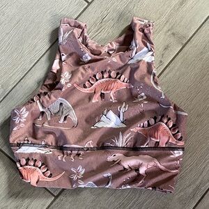 Dinosaur Sports Bra from Yoga Democracy